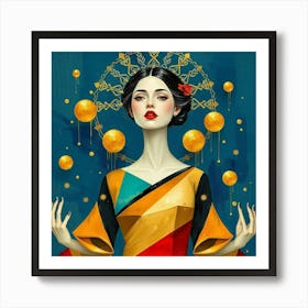 Geisha Art Print