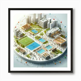 City In A Sphere Poster