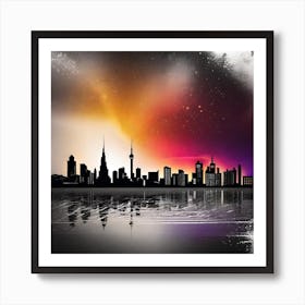 City Skyline 6 Art Print