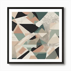 Abstract Geometric Painting Art Print