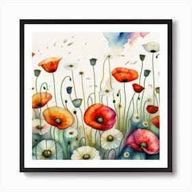 Poppies 3 Art Print