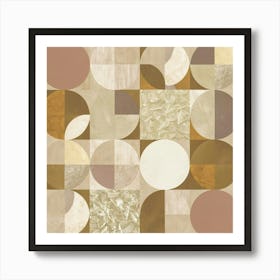 Abstract Circles 5 Art Print