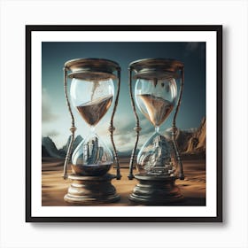 Post Modern Society Hourglass 5 Art Print