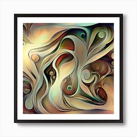 Abstract Painting 5 Art Print