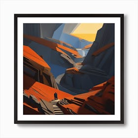 Desert Landscape 2 Art Print