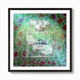 CHANEL PARFUM FLOWERS | POP ART POSTER Art Print