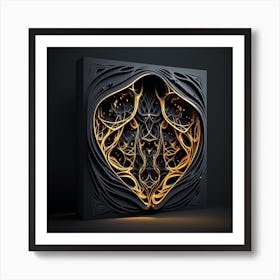 3d Illustration 4 Art Print