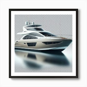 Luxury Yacht Art Print