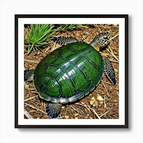 Green Sea Turtle 5 Art Print