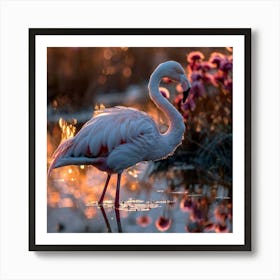 Flamingo 56 Art Print