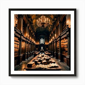 Library Of London Poster