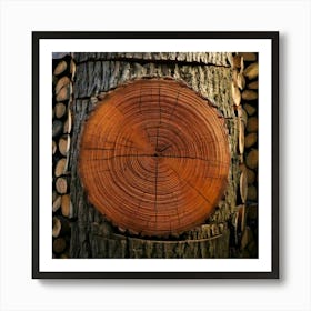 Firefly Tree, Pattern, Material, Background, Natural, Trunk, Abstract, Old, Wood, Brown, Nature, Rou (10) Art Print