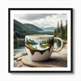 Landscape Coffee Mug Painting 1 Art Print