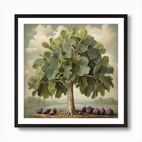 Fig Tree Art Print