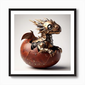 Steampunk Dragon 1 Art Print