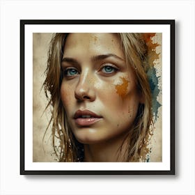 Portrait Of A Woman 58 Art Print