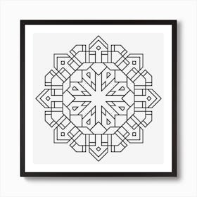 Geometric Mandala 08 Art Print