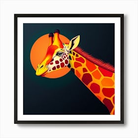 Giraffe 5 Art Print