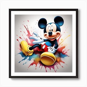 Mickey Mouse for kids room decor Art Print