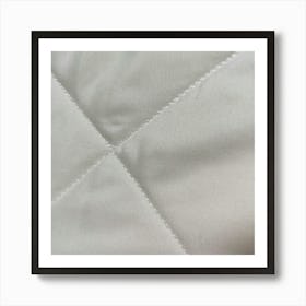 White Quilt 1 Art Print