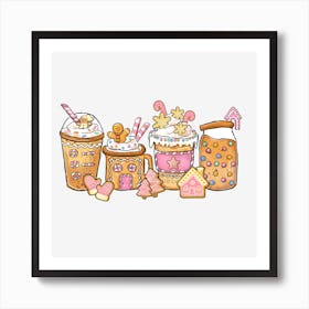 Gingerbread House Art Print