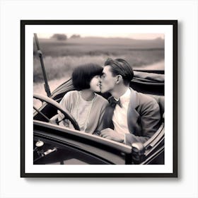 Dating Automotive Style-1928 ~Reimagined 26 Art Print