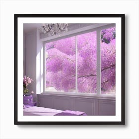 Lilac Tree Art Print