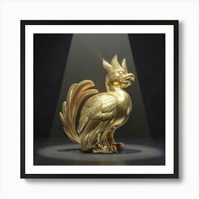 Golden Phoenix Art Print