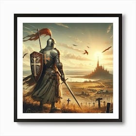 Knight In Shining Armor 1 Art Print