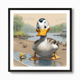 Ducky 44 Art Print