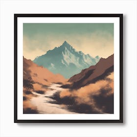 Mountain Landscape Art Print