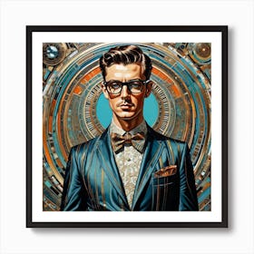 Man In A Suit 3 Art Print