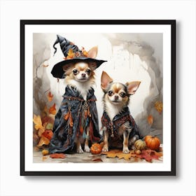 Two Witches Art Print