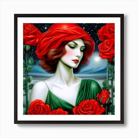 Red Roses Art Print