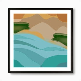 Abstract Landscape Art Print