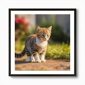 Tabby Cat Art Print