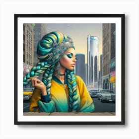 Detroit Street Art Art Print