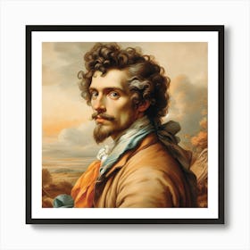 Portrait Of A Man Art Print