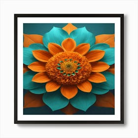 Lotus Flower 1 Art Print