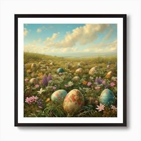 Easter Eggs 2 Art Print