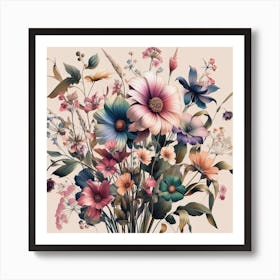 Flowers Art Print