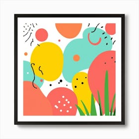 Colorful Balloons Art Print