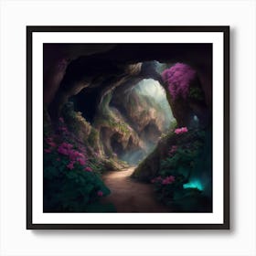 Cave Entrance Art Print