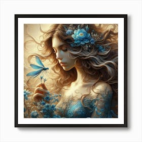 Blue Fairy 1 Art Print