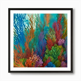 Ocean Coral Art Print