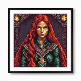 Pixel Art 13 Art Print