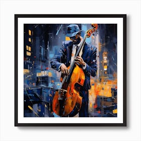 Jazz Musician 1 Art Print