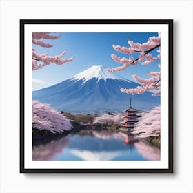 Cherry Blossoms In Japan 4 Art Print