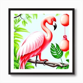 Flamingo Art Print