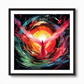 Angel Of The Sun 1 Art Print